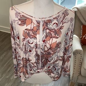 Free People Floral Tunic